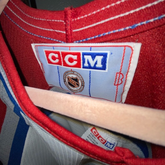 CCM Red and White Hockey Jersey - Picture 2 of 5